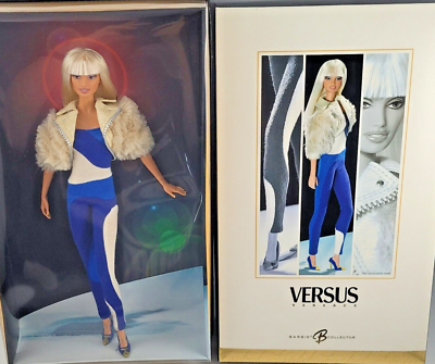 バービー ベルサス バービー B9767 (ゴールドラベル) o7r6kf1 BARBIE VERSUS VERSACE DOLL GOLD LABEL #B9767 MATTEL 2004 NRFB | eBay