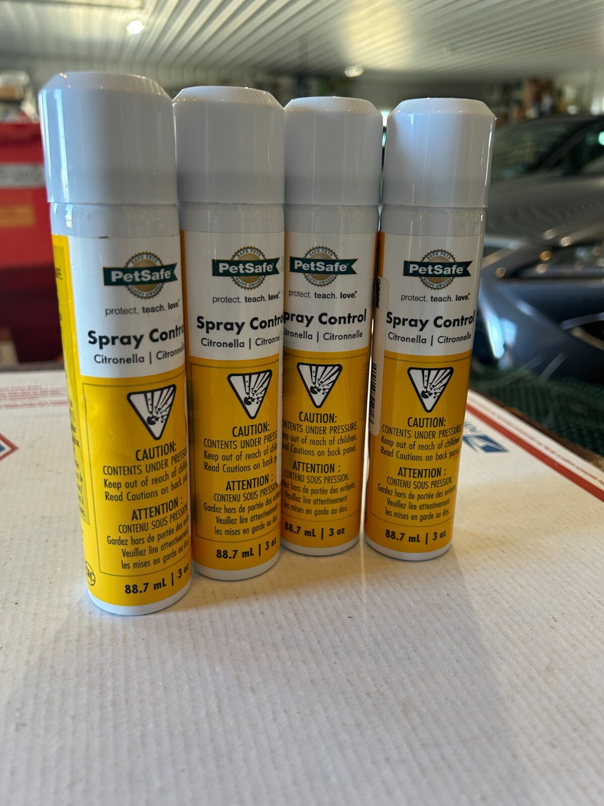 New 4pack PetSafe Citronella Refill Can for Bark Control Collars PAC17