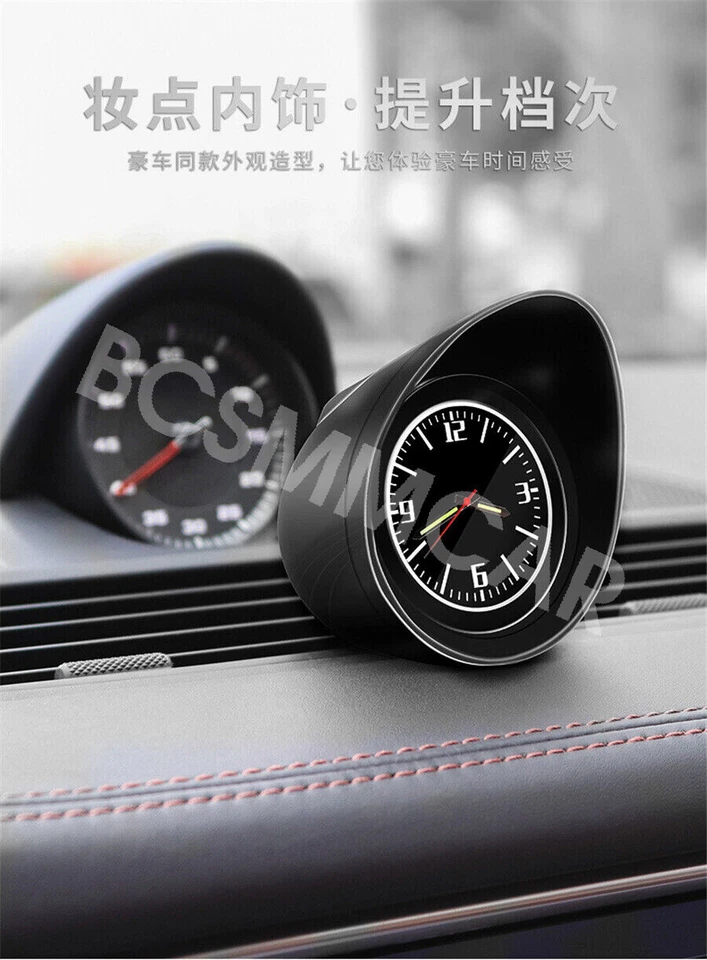 Reloj salpicadero coche puntero luminoso calibre retroiluminación para accesorios interiores Foto 4 de 4