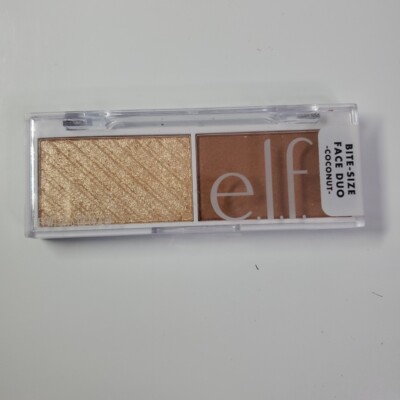 e.l.f. Bite Size ''Coconut'' Highlighter & Blush Face Duo NEW 