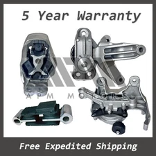 K4442 For 2021-24 Nissan Rogue 1.5L AUTO CVT Engine & Transmission Mount Kit 4pc