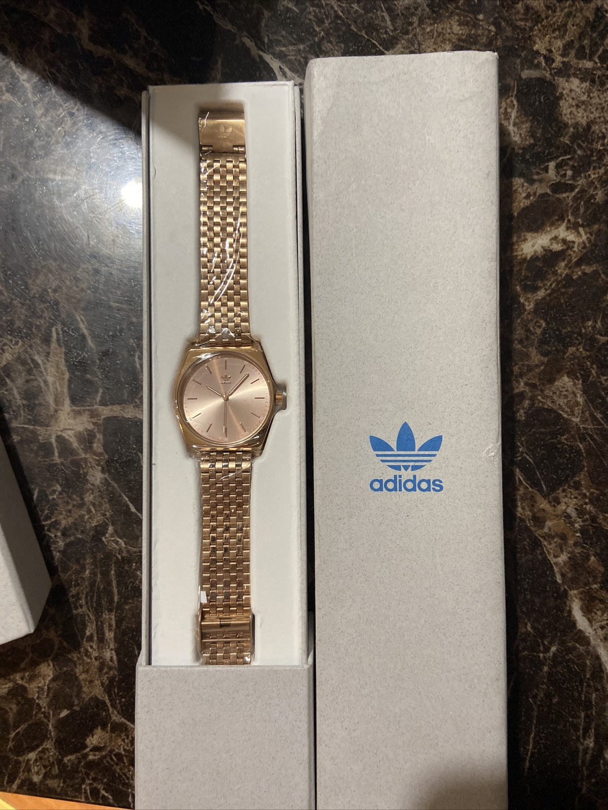 adidas watch rose gold