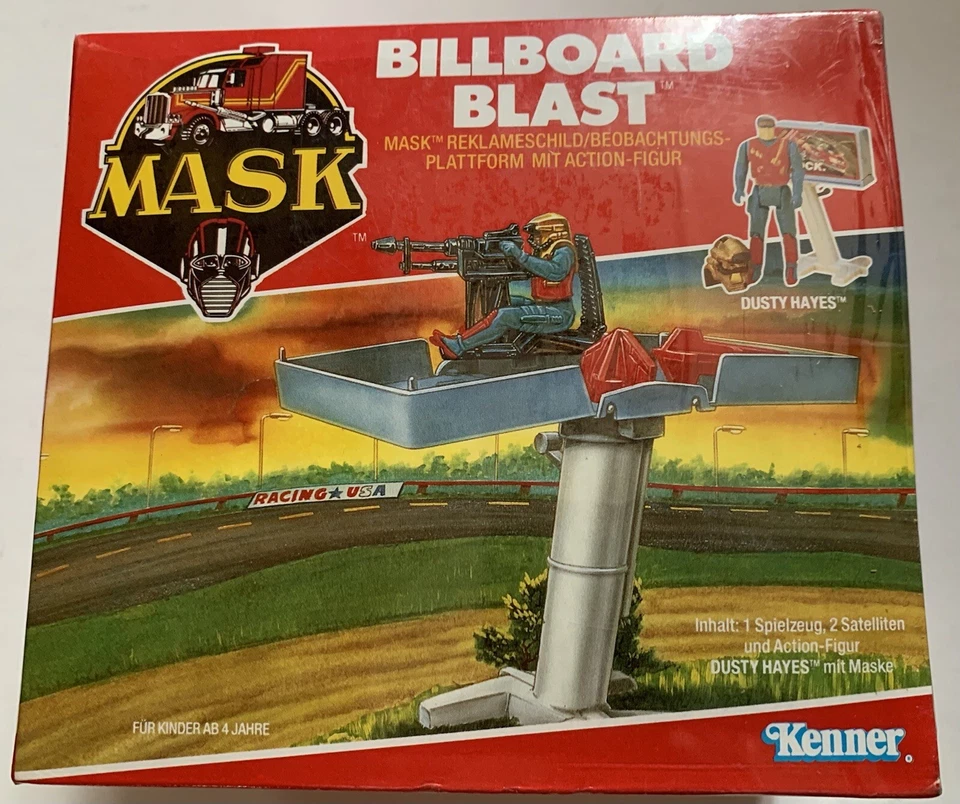 M.A.S.K. Kenner- Billboard Blast MISB sous cellophane(état exceptionnel)