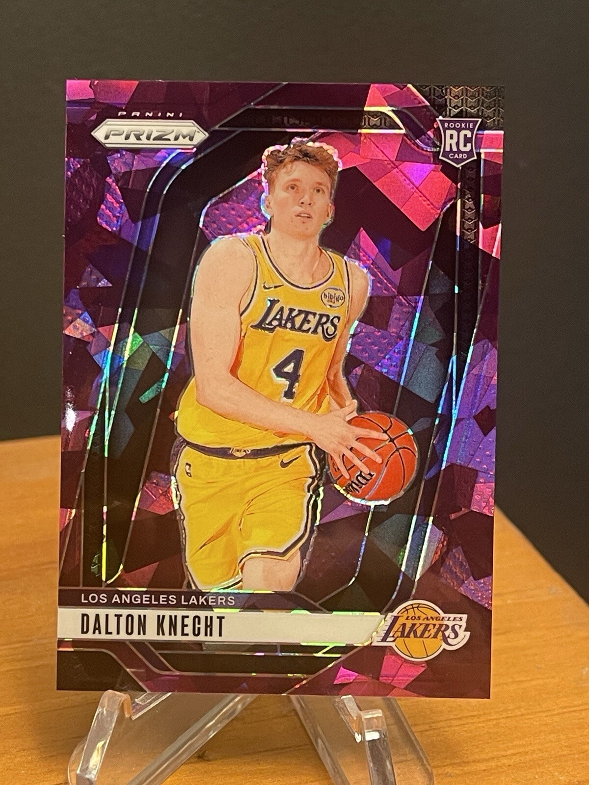 Dalton Knecht 2024-25 Prizm Rookie RC #238 Purple Ice #d 109/149 Lakers 🔥🔥🔥
