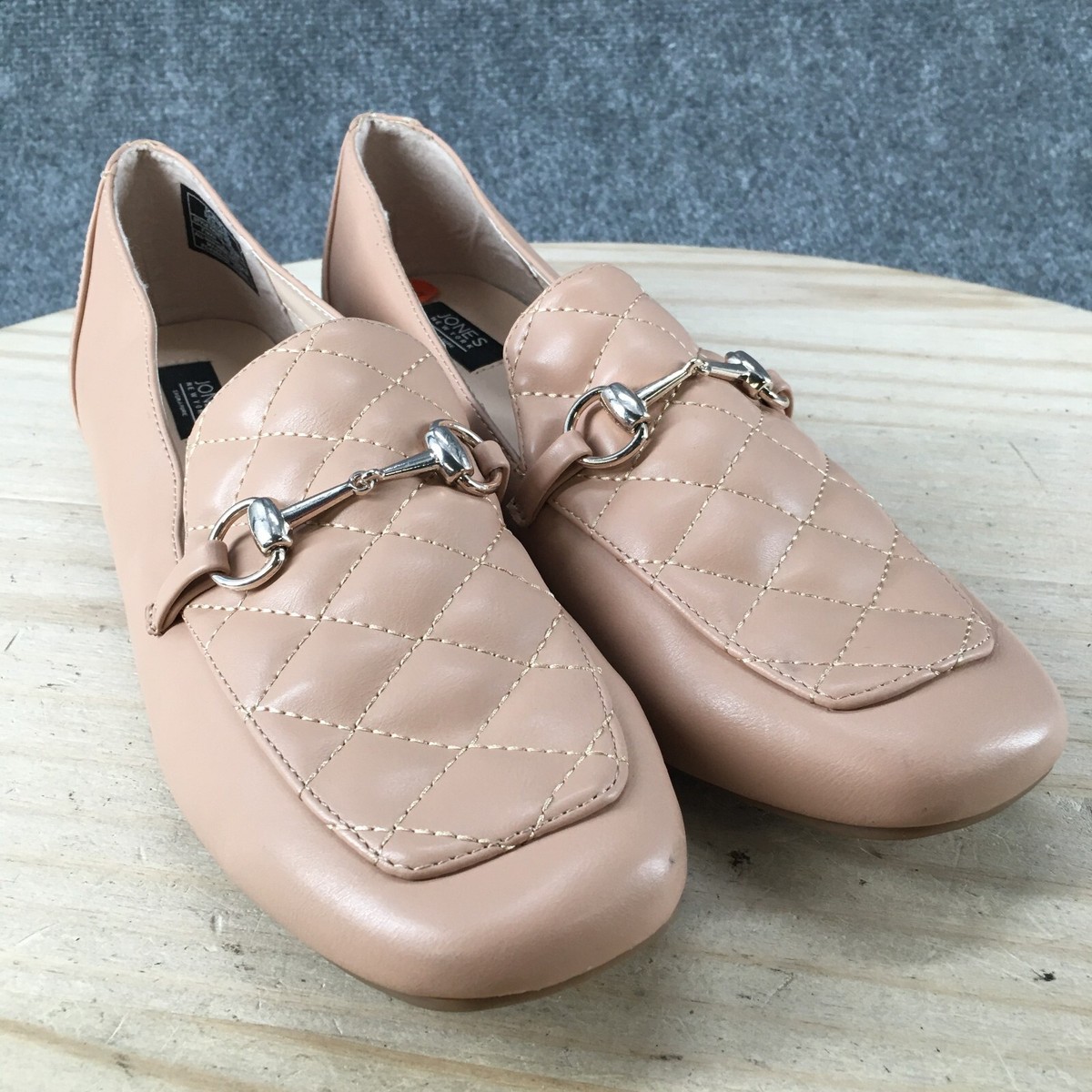 Jones New York Shoes Womens 9.5 M Finan Square Toe Loafers Flats