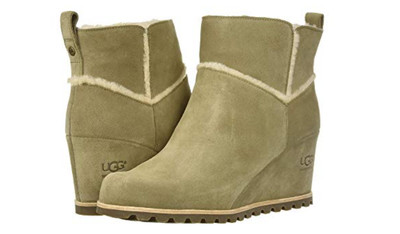 marte waterproof wedge bootie