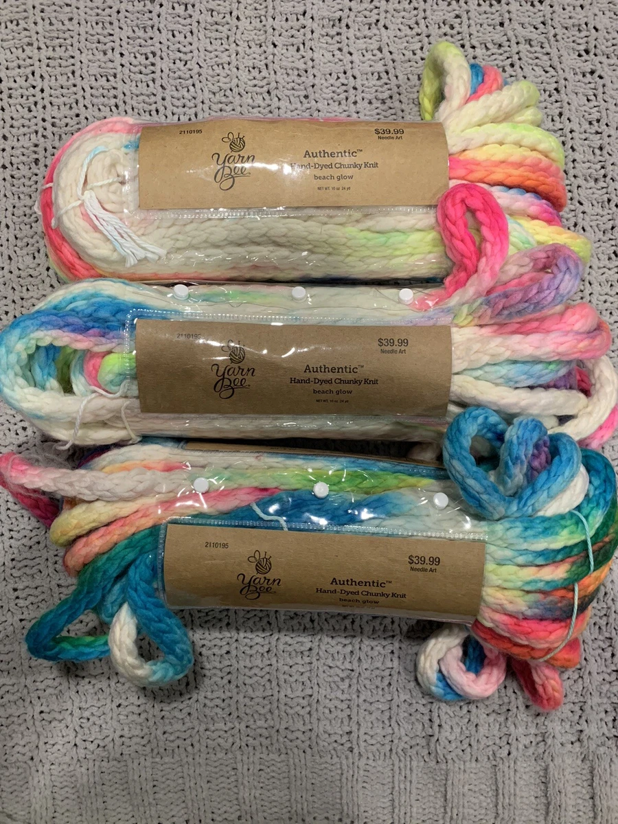 Yarn Bee Authentic HandDyed Chunky Knit Yarn Peony Patch