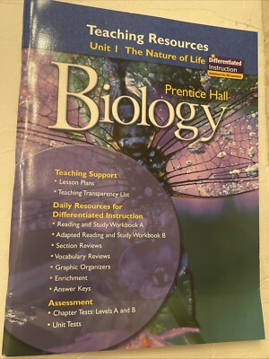 Unit 1bool Design Unit 1: The Nature of Life: Teaching Resources Biology Book School ...