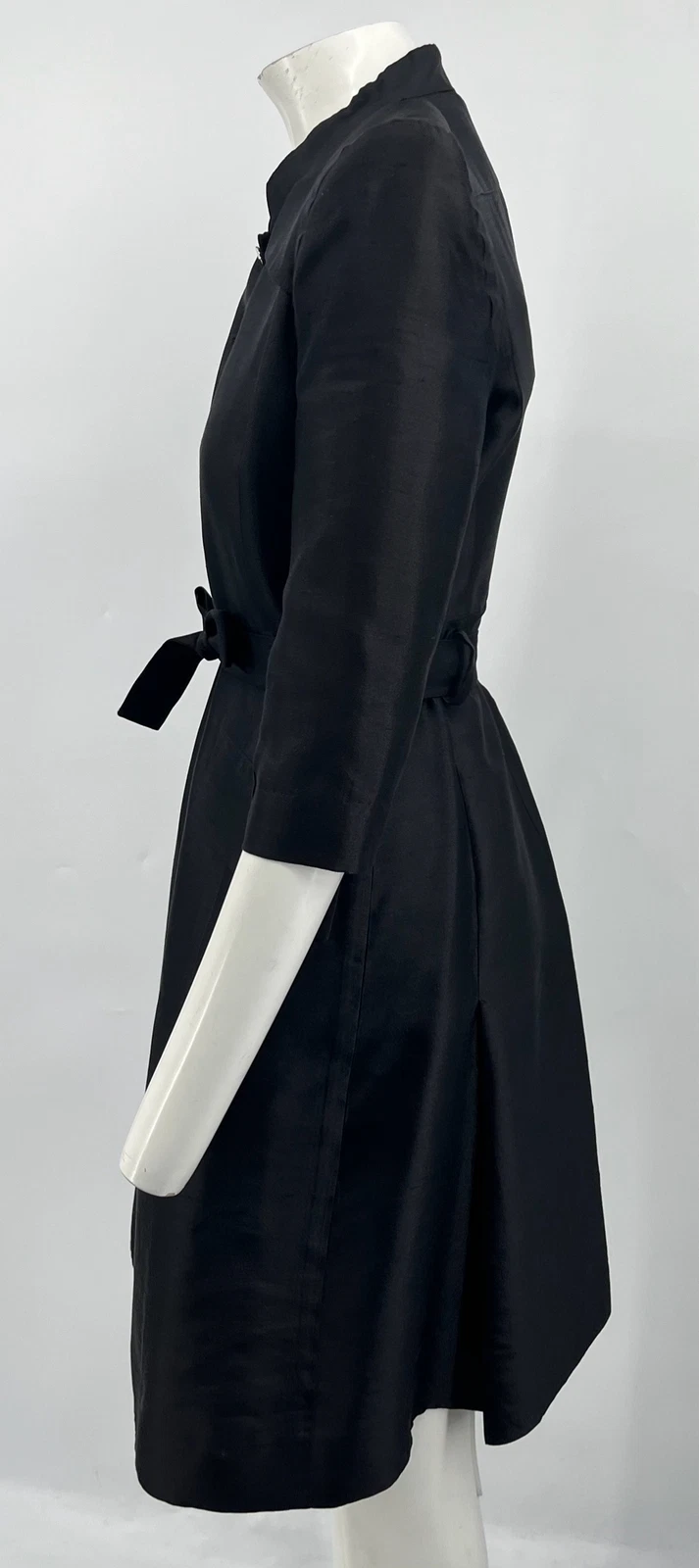 Abito giacca Celine vintage ALTRD nero manica 3 4 con spalline tg 40