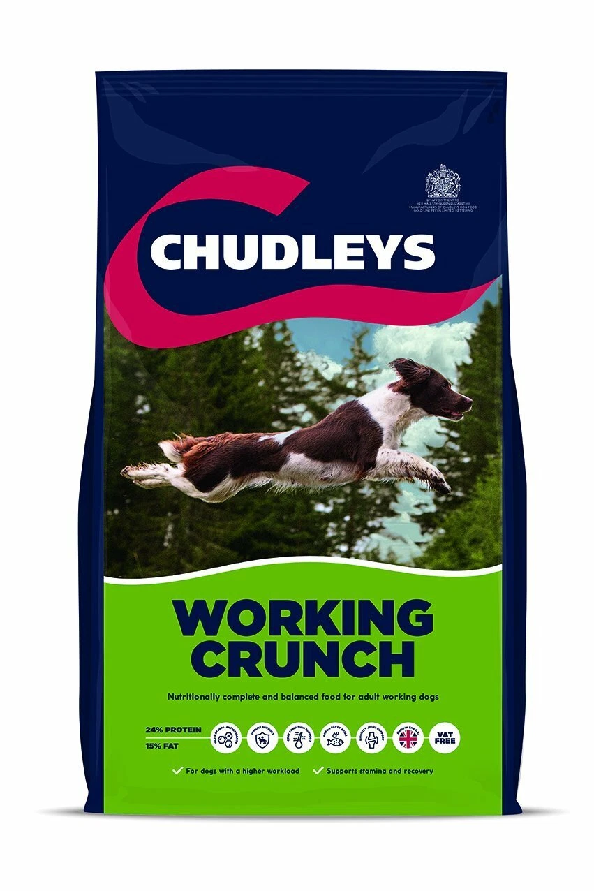 CHUDLEYS WORKING CRUNCH DOG FOOD-FEED 14KG OR 28KG