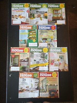 LOT of 10 This Old House Magazines 2012 ENTIRE YEAR Back Issues Home Improvement