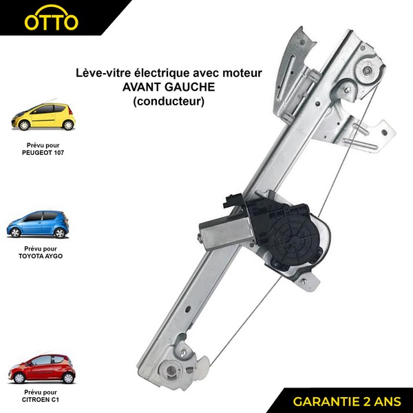 Mechanismus Fensterheber Vorne Links Mit Motor FüR C1 Aygo 107 - 9221T8-image