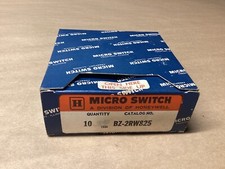 LOT OF 10 HONEYWELL MICRO SWITCH BZ-2RW825 114L137 CO