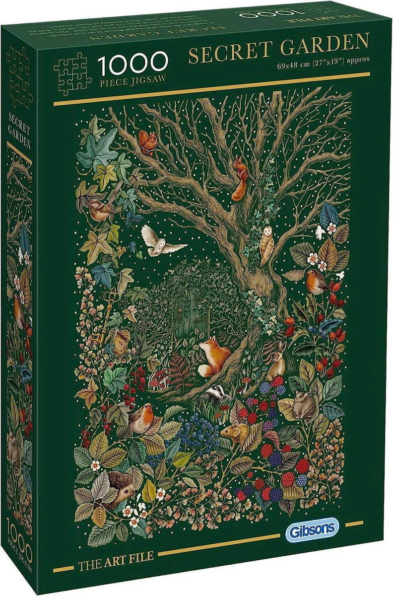 Gibsons Secret Garden The Art File Jigsaw Puzzle 1000 Pieces