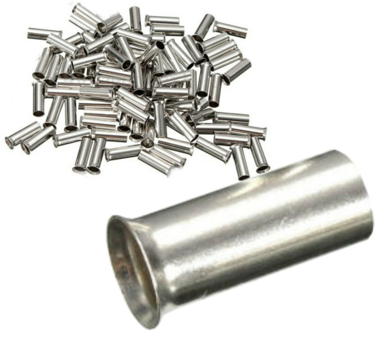 100 Stück 10,0 Mm² Aderendhülsen Unisoliert Blank Von Powerpreis24de