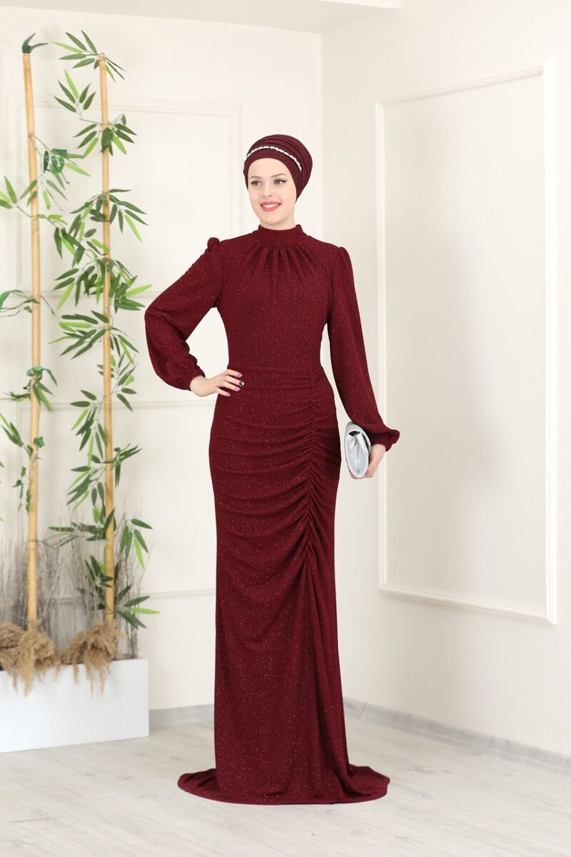 Burgundy bridesmaid dress long, formal gown with sleeves, bridesmaid dress, maxi chiffon dress, Modest evening dress, summer dress 2182 Burgundy bridesmaid dress long, formal gown with sleeves, bridesmaid dress, maxi chiffon dress, Modest evening dress, summer dress 2182