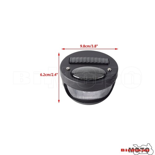 For Cafe Racer Retro Duolamp Vintage Rear Stop Lamp Universal Black Tail Light - Picture 3 of 11