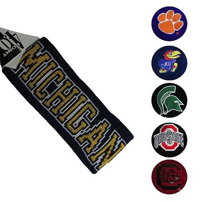  NCAA Team Logo Winter Head Bands Ear Warmers by 4 Point Zero Brand