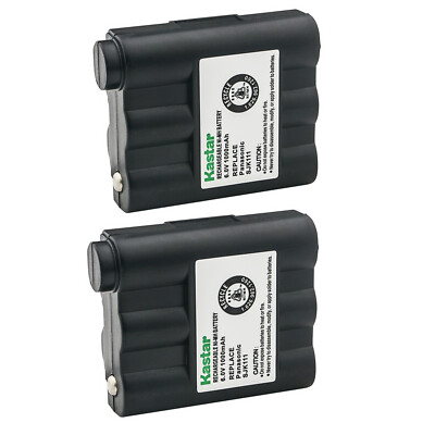 Kastar 2 NiMH Battery for Midland BATT-5R BATT5R Nautico 3 VHF  T290 T295 LXT435