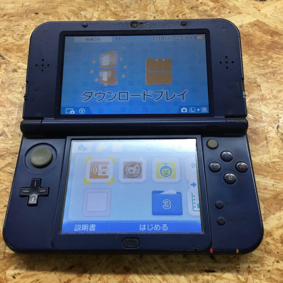 USED New Nintendo 3DS LL Metallic Blue Japanese ver from JAPAN
