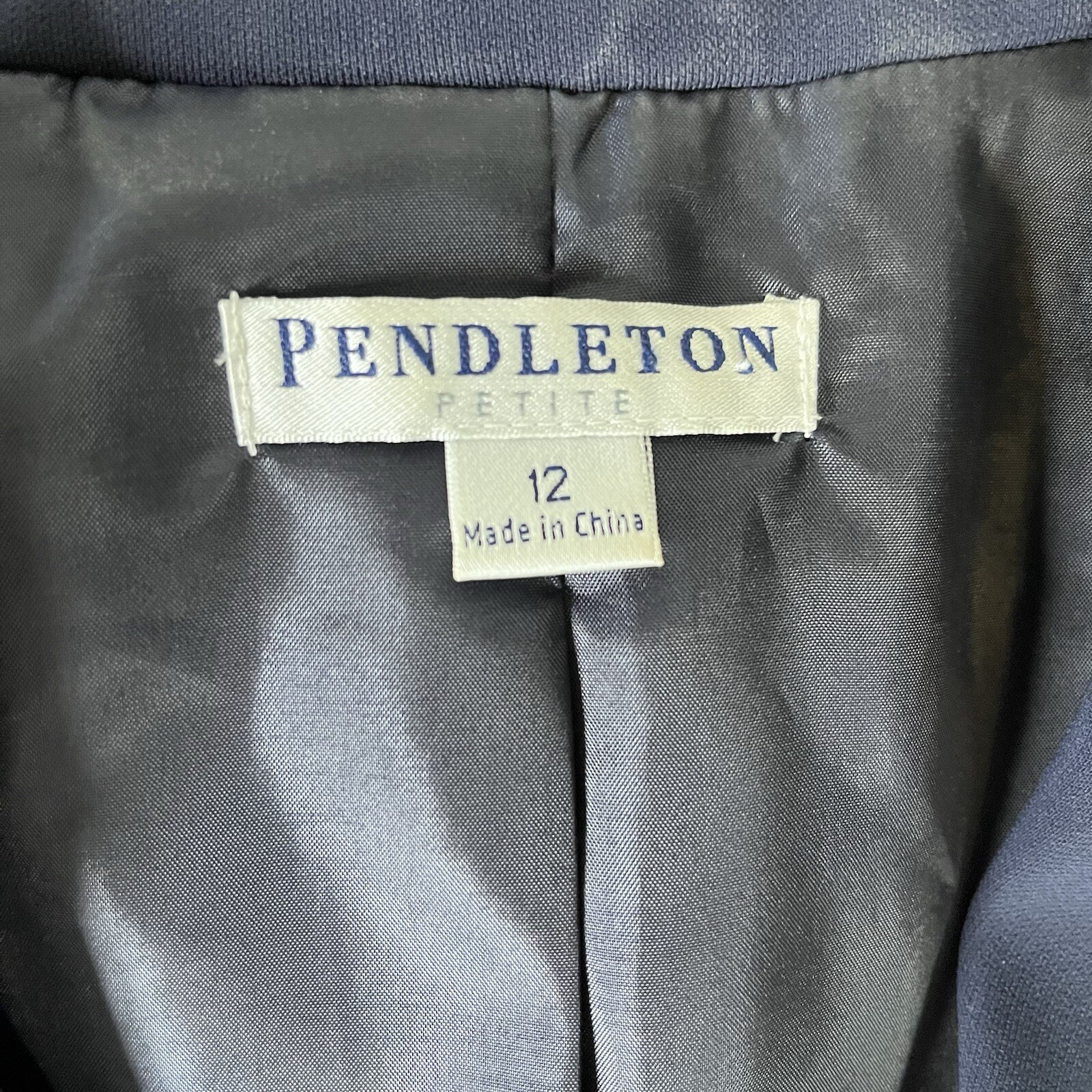 Pendleton Women's 12 Two Tone Nautical Blazer Jac… - image 8