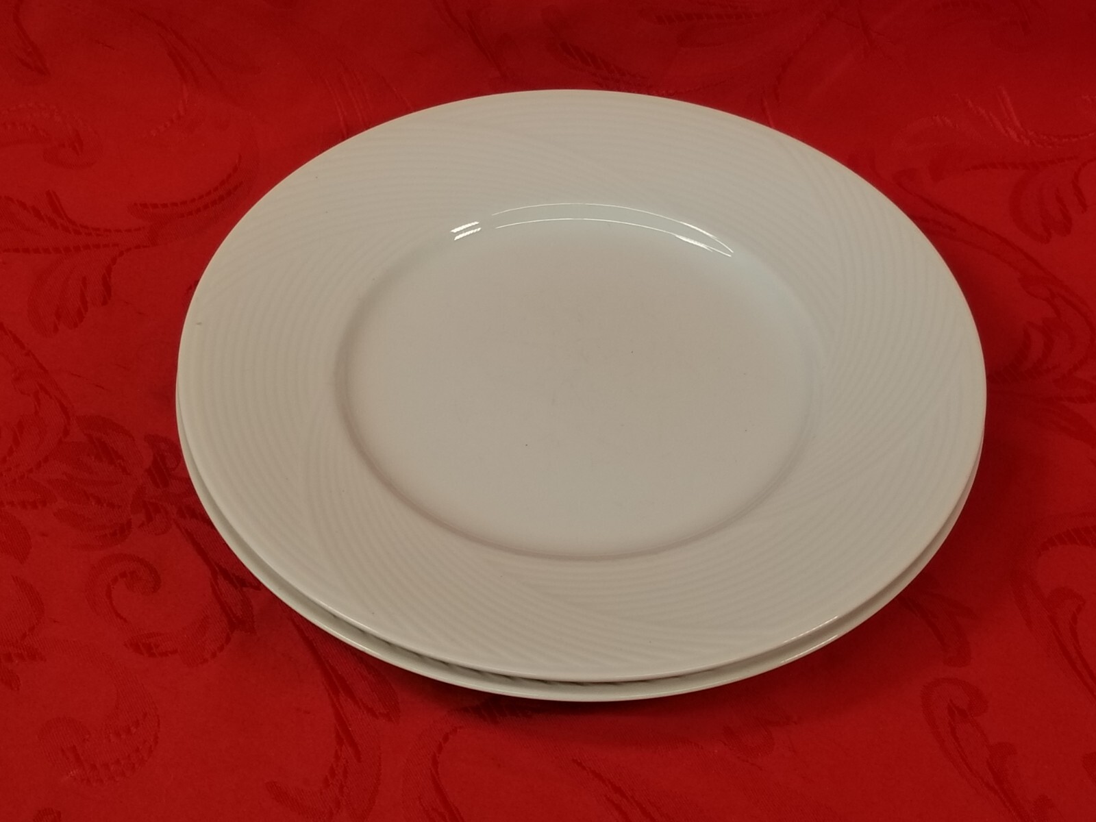 Set of 2 Tapestries Winter White by Dansk Salad Plates 91/8” eBay