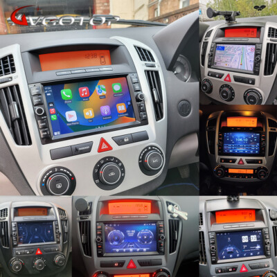 Apple CarPlay 9'' Autoradio 2+32GB Android 13 GPS Navi für Kia Ceed ED 2006-2009