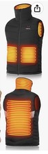 Mia&coco Men Women Heated Vest W/ 14400mah Battery Power Bank(yj-524a) Size~ Med