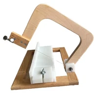 Wooden Wire Soap Cutter, Adjustable Wire Soap Cutting Tool for handmade soap