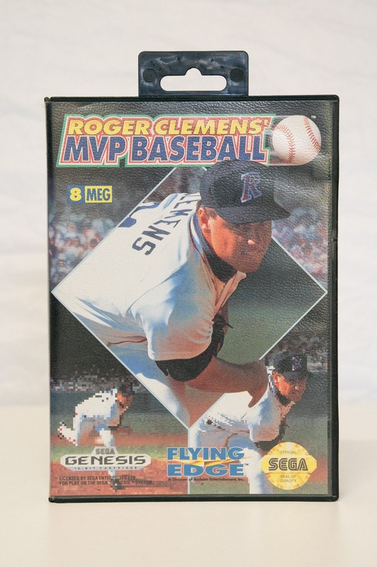 Roger Clemens' MVP Baseball - Sega Genesis Mega Drive - COMPLETE with Passwords