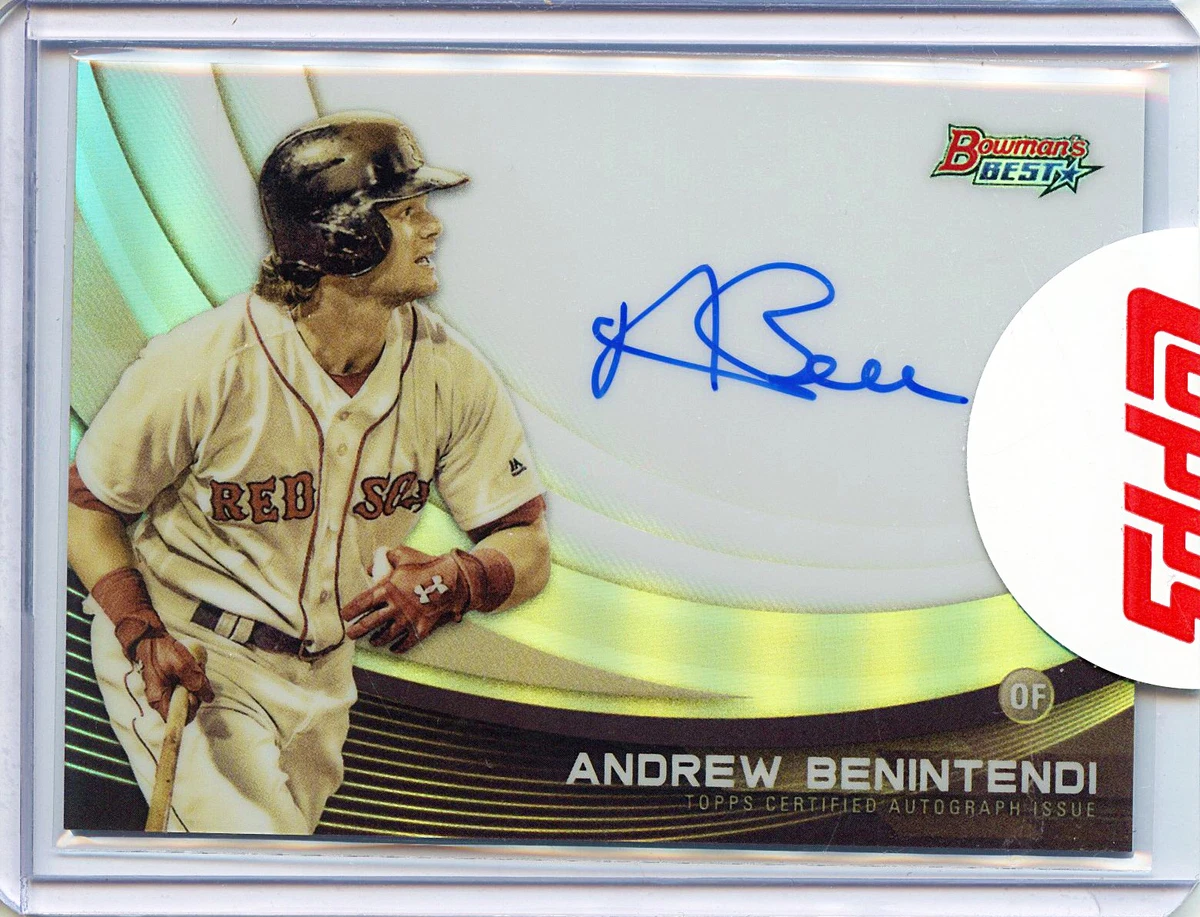 Andrew Benintendi Autograph Baseball Cards for sale | eBay