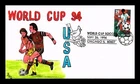 US COVER WORLD CUP SOCCER FIRST DAY ISSUE RJG HAND COLORED CACHET