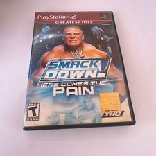 THQ WWE SmackDown Here Comes the Pain Greatest Hits PS2 - Used Good