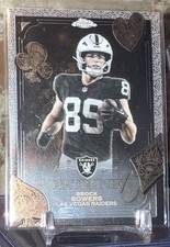 2025 Topps Chrome Brock Bowers Fortune 15 Insert #F15-8 Las Vegas Raiders