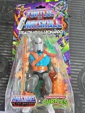 Turtles of Grayskull Stealth Ninja Leonardo TMNT MOTU  Action Figure New Dmg Box