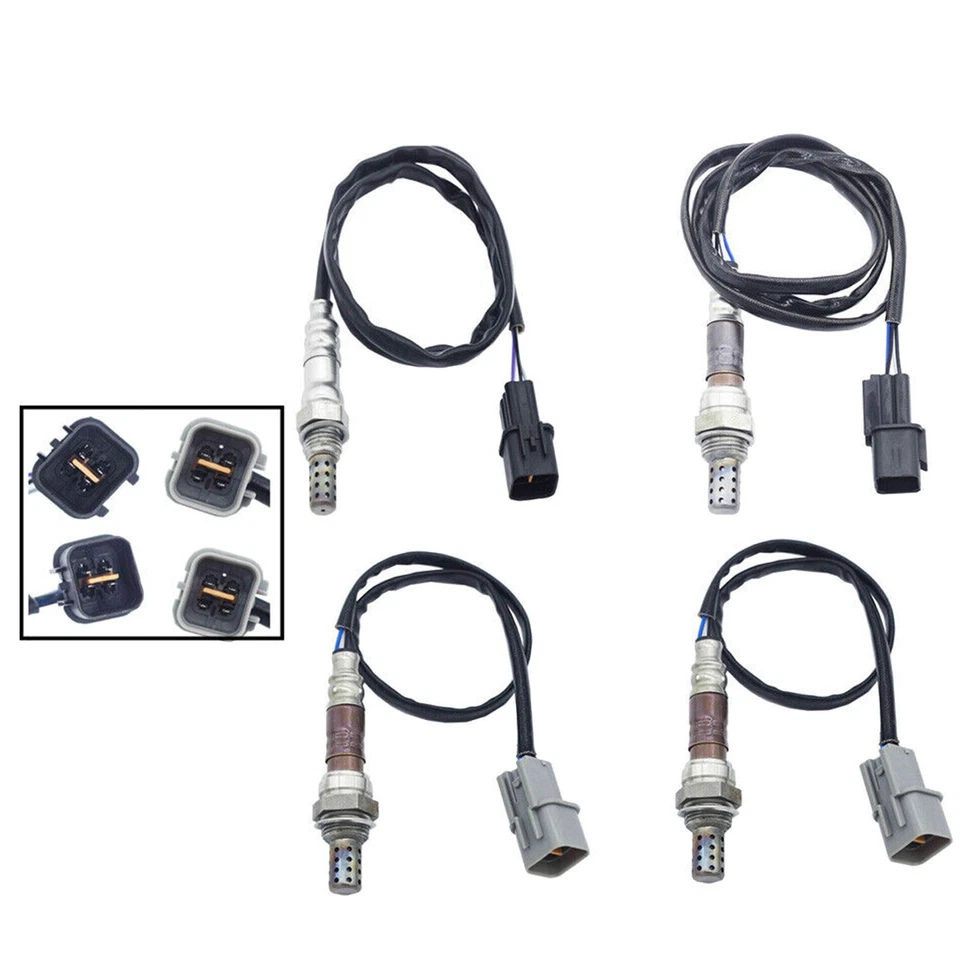 Set of 4 O2 Oxygen Sensors Up+Downstream for 2004-2012 Mitsubishi Galant 2.4L L4 Foto 3 de 4