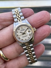 Rolex Lady-Datejust 26mm 79173 Box & Papers Pyramid Dial Two-tone