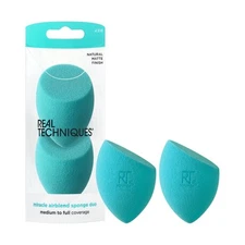 Real Techniques Miracle Airblend Makeup Sponge, Matte Makeup Blending Sponge,...