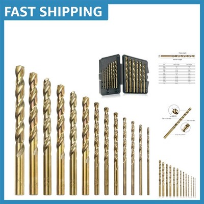 High-Speed 13Pcs Cobalt Drill Set with 135° Split Points - Ultimate Durability