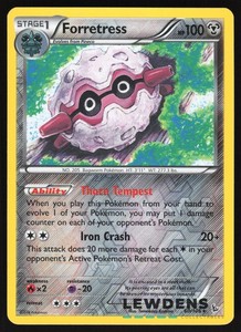 Forretress - 60/106 - Rare Reverse Holo - Flashfire - Pokemon Card