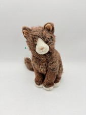 TY Classic Cat Plush Prissy Brown Kitten Sitting 1999 - 12"