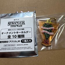 Stranger Things Comic Con 2025 Ornament Keychain Acrylic 10 Types