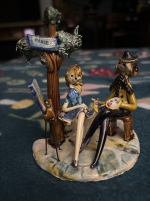 Mid Century  Figures in Paris'' by the French artist Lucien Neuquelman