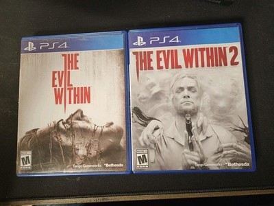 B6 Bethesda The Evil Within 1 & 2 Complete PS4, Sony PlayStation 4 Used Tested