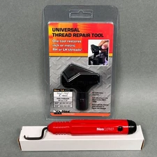 NES 1A Universal Thread Repair Tool + Internal Cleaner Set RH LH Inch Metric NEW
