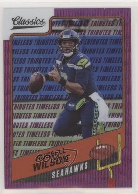 2021 Classics H2 Premium Edition Purple Timeless Tributes /50 Russell Wilson 2qw