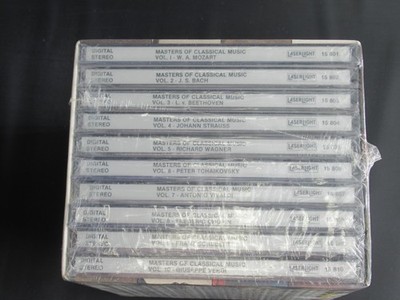 Masters of Classical Music (CD, Oct-1990, 10 Discs, Laserlight