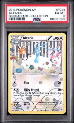 PSA 6 Altaria #RC24 2016 Pokemon Xy Generations Radiant Collection