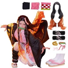 Full Set Anime Halloween Costume For Womens Party Role Cosplay Cloak Kimono O...