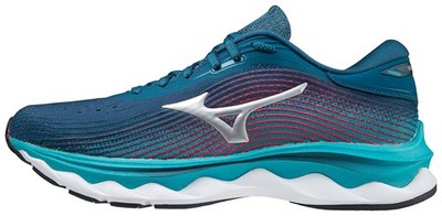 Mizuno Wave Sky 5 Women's Running Shoe, US 6, Legion Blue-Silver, J1GD210206